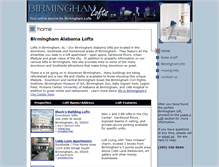 Tablet Screenshot of birmingham-loft.com